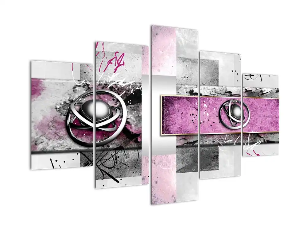 Schilderij - Abstractie Ekspresowa dostawa