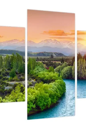 Ekspresowa dostawa Schilderij - Bos berglandschap