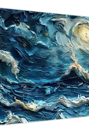 Tylko dziś Schilderij - De lucht en de zee schilderen