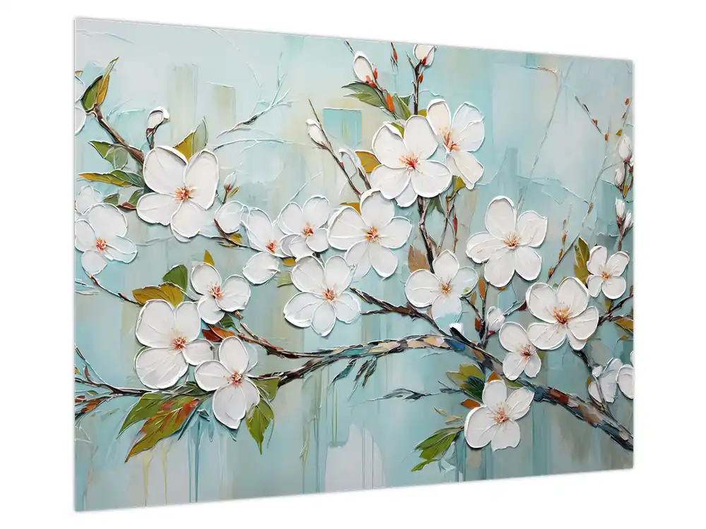 Rabat Schilderij - Bloeiende boomtakken