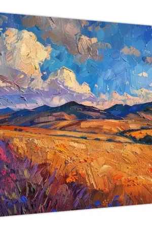 Tylko dziś Schilderij - Olieverfschilderij van landschap