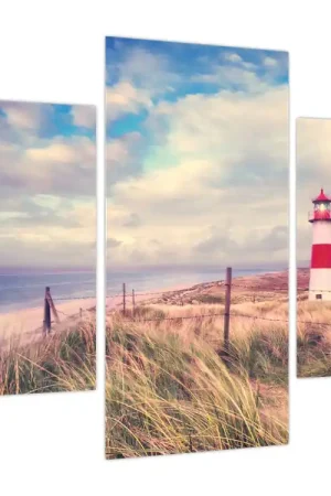 Oferta Schilderij - Rode vuurtoren