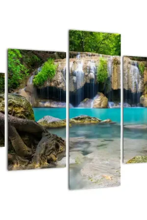 Schilderij - Watervallen Wyprzedaż