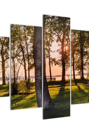 Kup teraz Schilderij - Bomen aan het meer