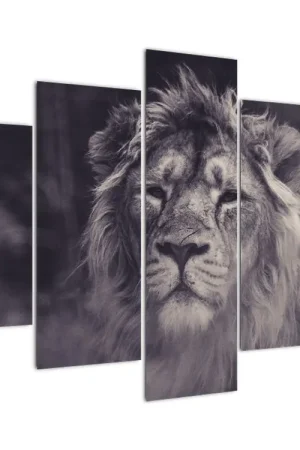 Schilderij - Leeuw Ostatnia szansa