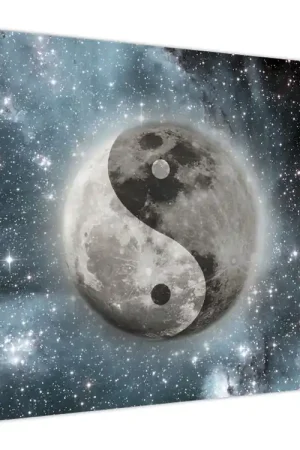 Schilderij - Ruimtelijk evenwicht Ostatnia szansa