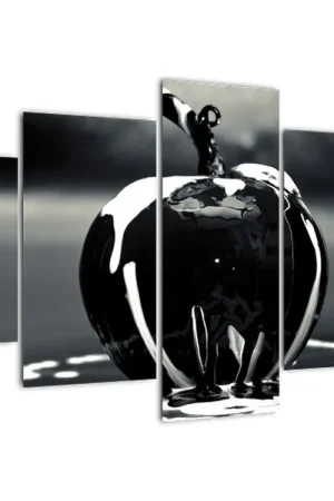 Schilderij - Zwarte appel Nowość