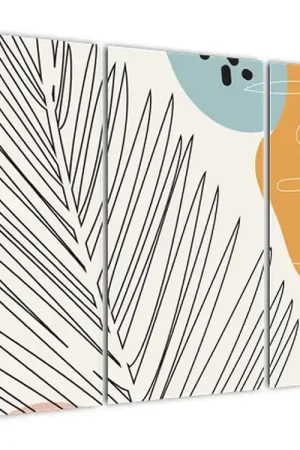 Schilderij - Tekening van een blad Rabat