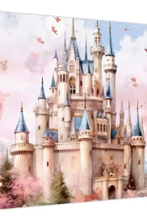 Schilderij - Sprookjeskasteel Premium