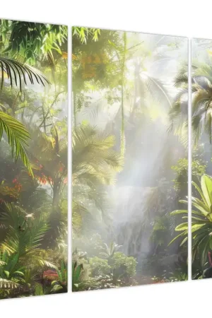 Schilderij - Tropisch regenwoud Rabat