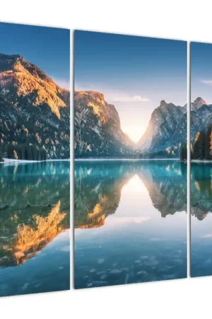 Schilderij - Bergmeer Premium