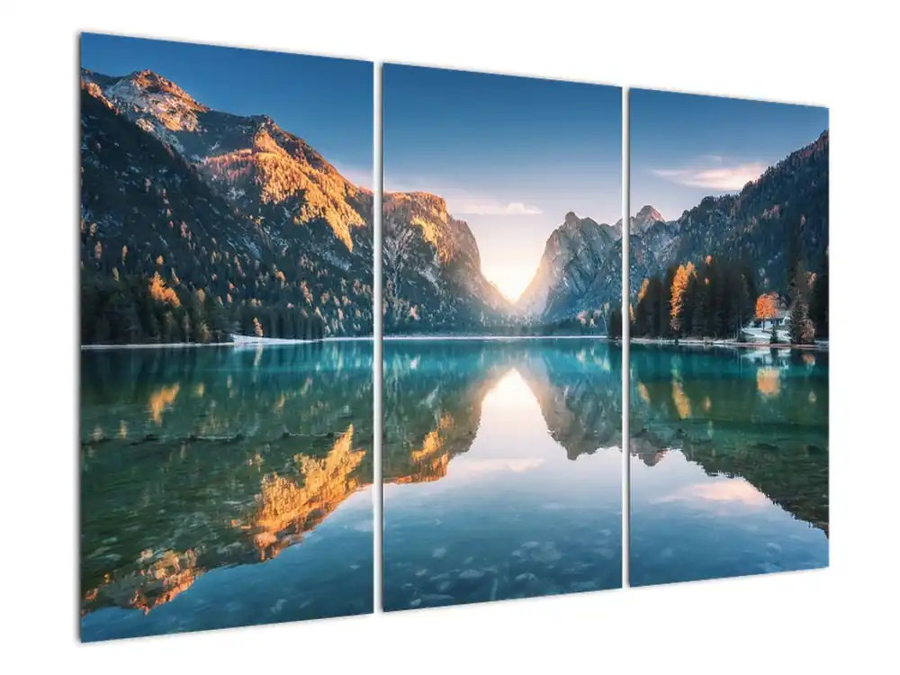 Schilderij - Bergmeer Premium