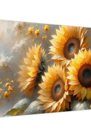 Nowość Schilderij - Zonnebloemen schilderij