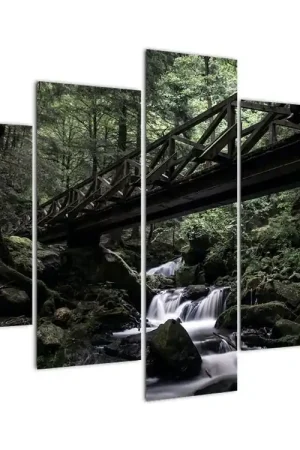 Zamów teraz Schilderij - Zwart bos