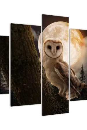 Premium Schilderij - Kerkuil