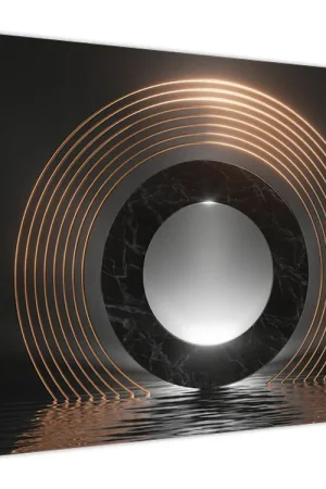 Wyprzedaż Schilderij - Abstractie, maan boven water