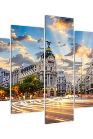 Schilderij - Calle Gran Via, Madrid, Spanje Ostatnia szansa