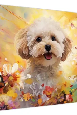 Schilderij - Gelukkige hond Ekspresowa dostawa