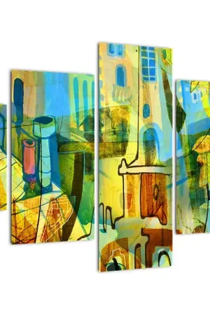 Najlepsza cena Schilderij - Architectuur, kubistische abstractie