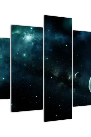 Schilderij - Leven in het heelal Nowość