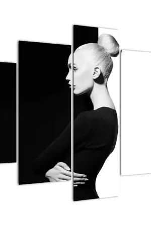 Tani Schilderij -Vrouw à la yin en yang