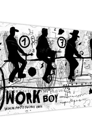 Popularny Schilderij - Teamwerk, fietsen