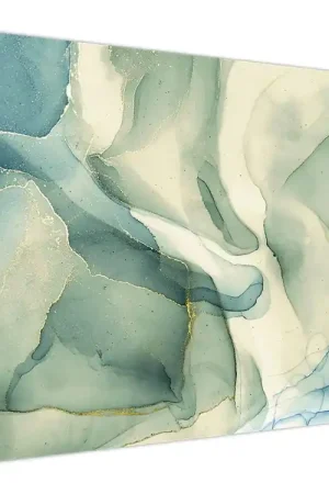 Schilderij - Inktabstractie 3 Tani