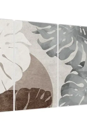 Schilderij - Design met bladeren Popularny