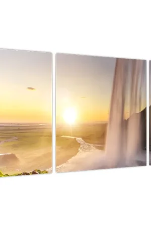 Oferta Schilderij - Seljalandsfoss van achter de grot