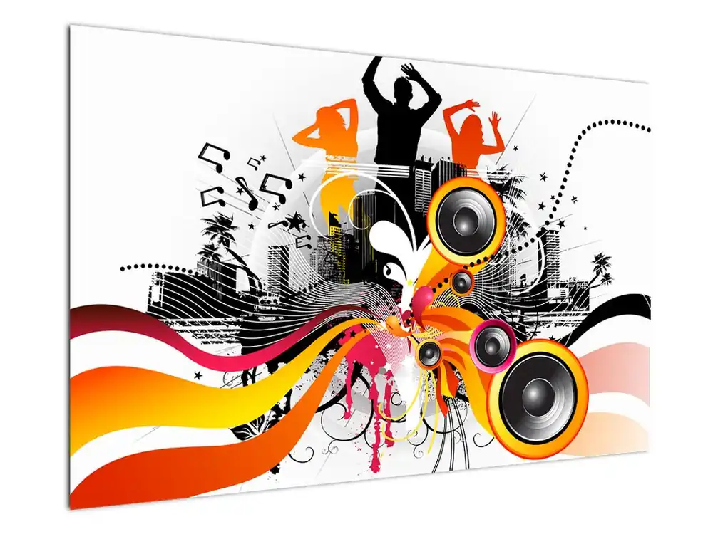 Schilderij - Muziek Premium