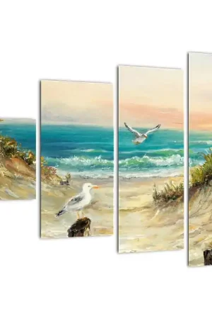 Schilderij - Zandstrand Zamów teraz