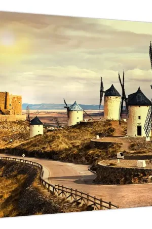 Oryginalny Schilderij - Windmolens