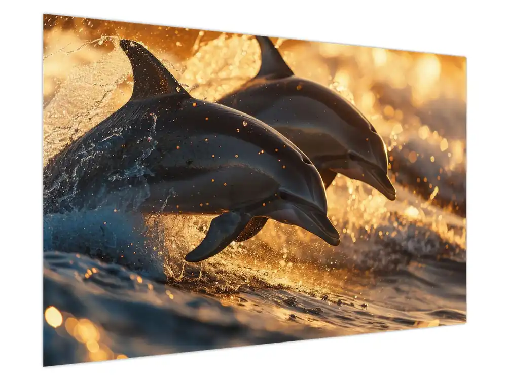 Schilderij - Dolfijnen Oferta