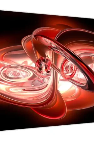 Schilderij - Rode vormen Ostatnia szansa