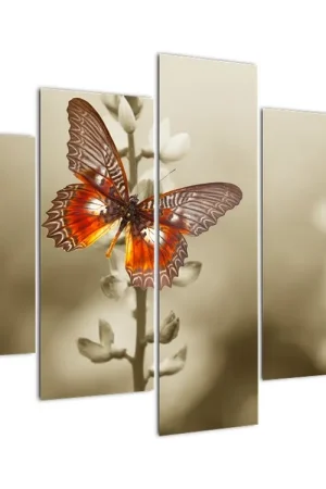 Schilderij - Vlinder Bezpieczna płatność
