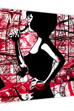 Schilderij - Jazz Nowość