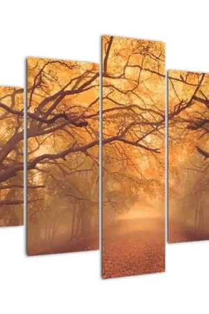 Schilderij - Weg in een herfstlandschap Niska cena