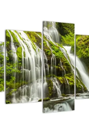 Schilderij - Waterval, Wind River Valley Rabat