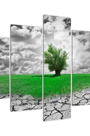 Zwrot pieniędzy Schilderij - Stuk natuur in de stad