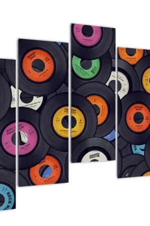 Nowość Schilderij - Muziekplaten