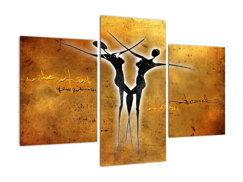 Nowość Schilderij - Geschilderd danspaar