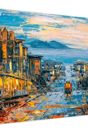 Tylko dziś Schilderij - Cable Car, San Francisco