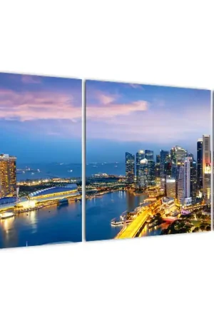 Schilderij - Singapore, Azië Zwrot pieniędzy