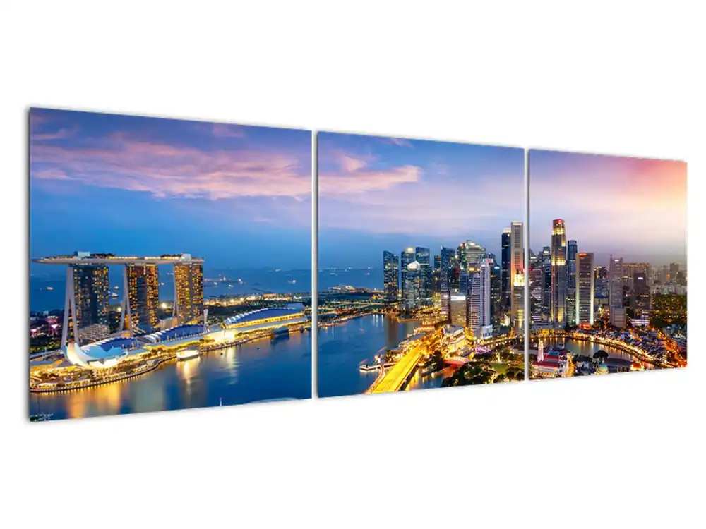 Schilderij - Singapore, Azië Zwrot pieniędzy