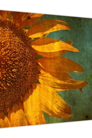 Premium Schilderij - Zonnebloem