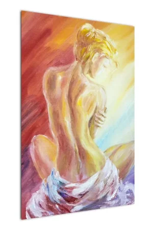 Schilderij - Rustende vrouw, olieverfschilderij Niska cena