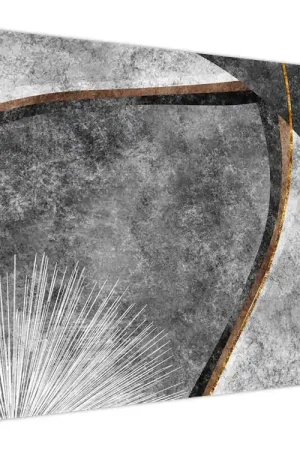 Schilderij - Abstractie in beton Autentyczny