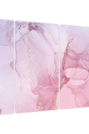 Schilderij - Roze vlekken Autentyczny