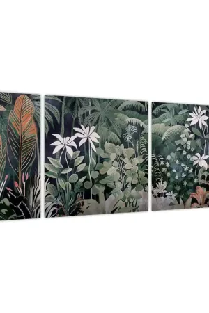 Wysoka jakość Schilderij - Geschilderd junglepatroon