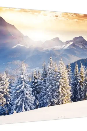 Popularny Schilderij - Berglandschap in de winter